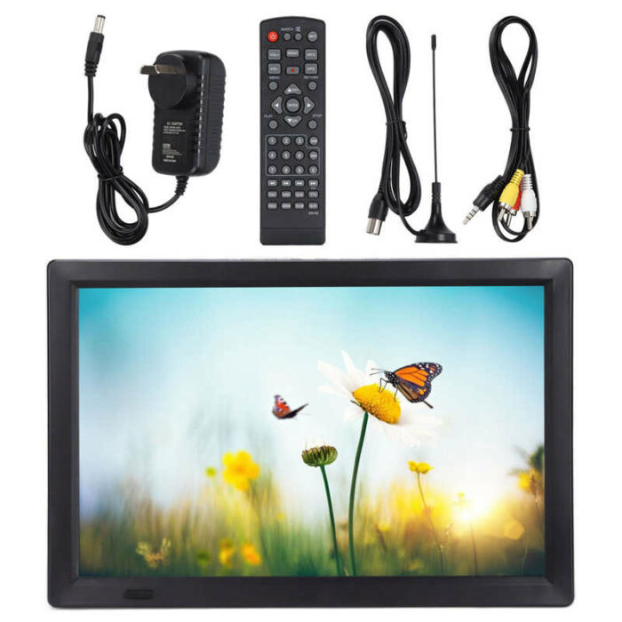 LEADSTAR 14 Inch Digital Portable TV High Sensitivity Digital Television Color TFT-LED Display for Outdoor Car TV 110-220V 6