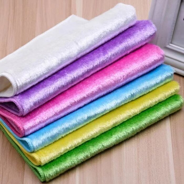 Wholesale non-stick oil mercerizing wooden fiber dish towel,magic bamboo dish Cloth,multi-function wipe towel,cleaning rag/cloth 4