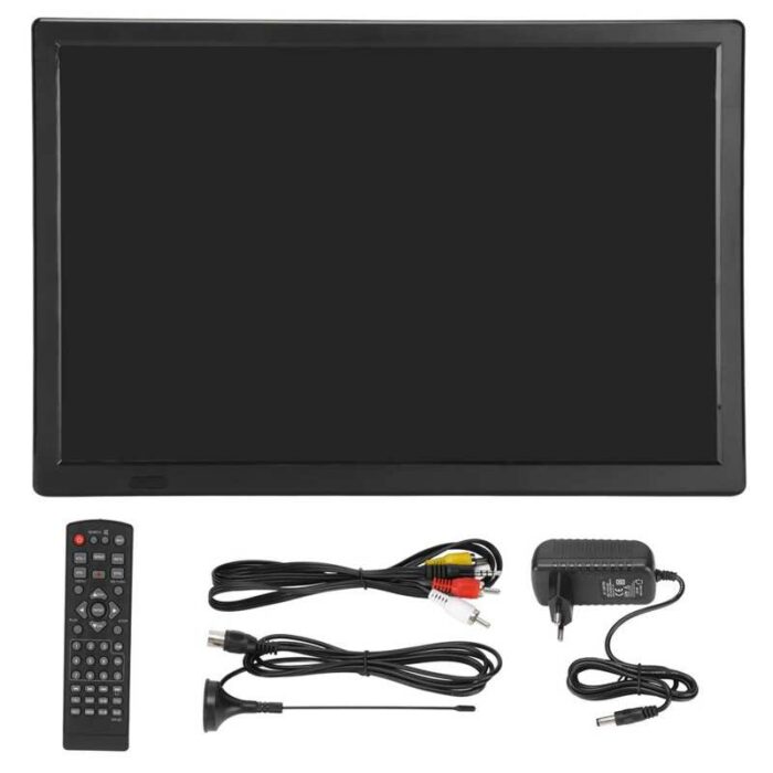 16inch Portable Digital TV HD 1080P Digital Television for Kids Car Travel EU Plug 100-240V New 6