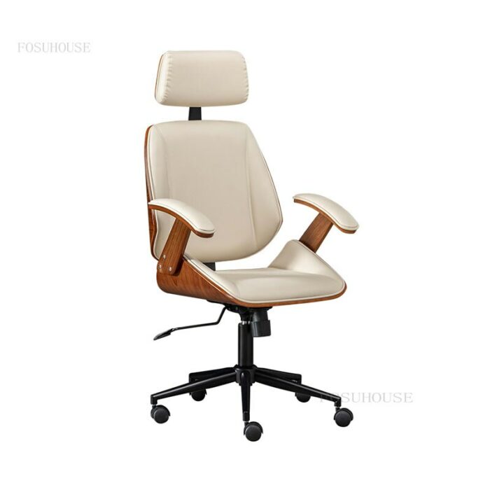 Luxury Lift Office Chairs Modern Office Furniture Swivel Backrest Chair Leisure Comfortable Computer Chair home Boss Armchair 5