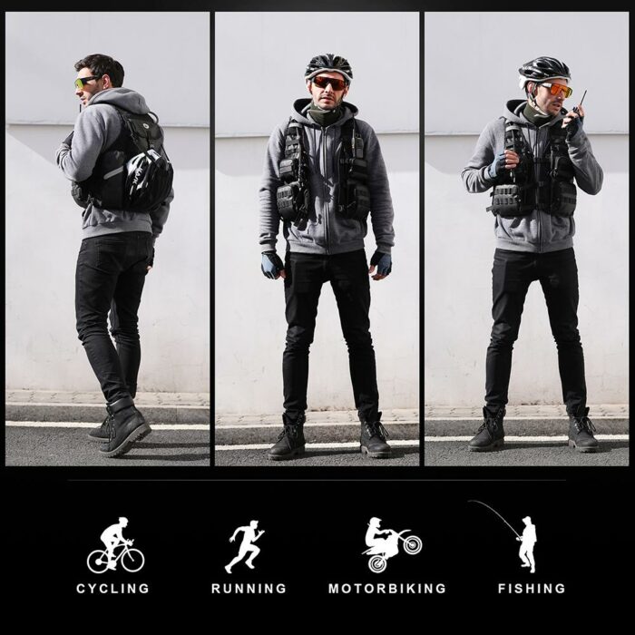 Rhinowalk Running Vest Backpack Marathon Outdoor Sport Hiking Bag Portable Cycling Backpack Can Add Water Bag Fishing Vest Pack 3