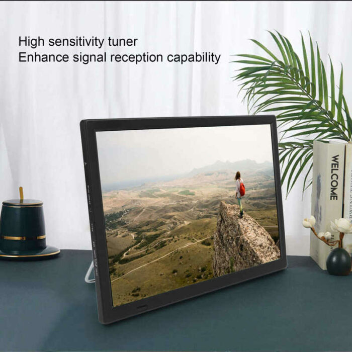 Leadstar 16 Inch Car Digital Television Intelligent Portable Widescreen LCD Display for Outdoor EU Plug 110‑220V 3