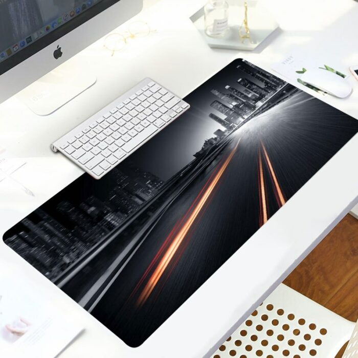 400x900x2MM Personality Cool Gaming Mouse Pad Student Dormitory Keyboard Protection Office Non-slip Table Mat Desktop Art 3