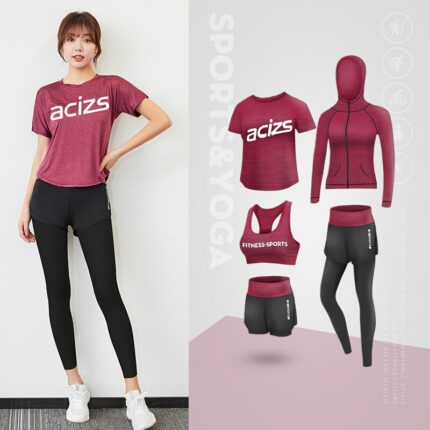 New Arrival Running Sets Women Sports Suit Jogging Basketball Underwear Sportswear Gym Tights Running Tracksuit Training Clothes 1