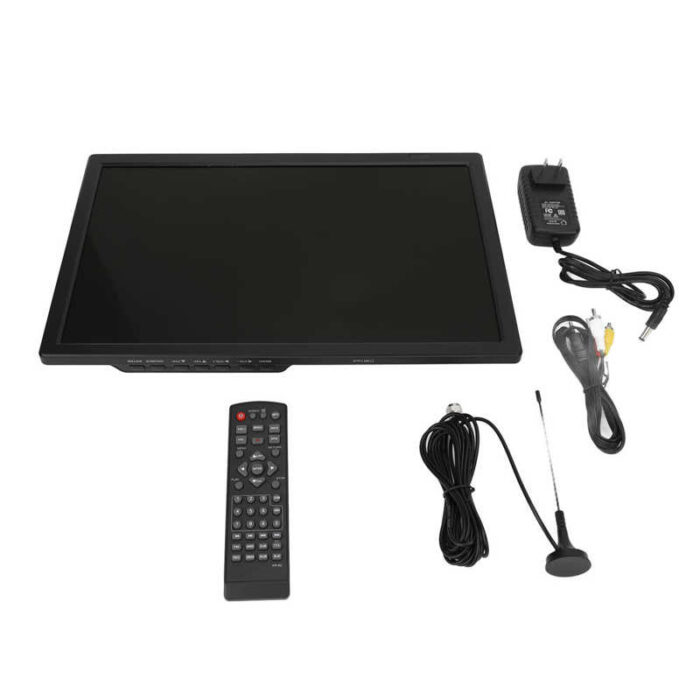 16 Inch Car Digital TV ATSC High Sensitivity Portable Digital Television US Plug 110‑220V New 6