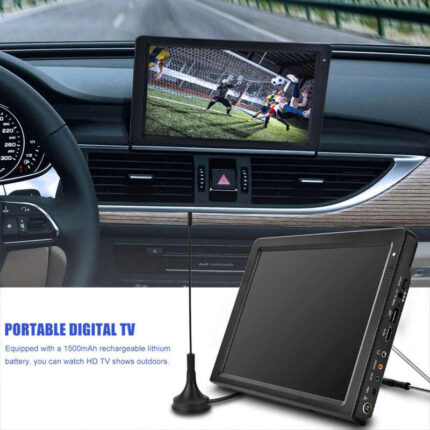 LEADSTAR 12.1 Inch TFT Player Rechargeable Digital Color TV Television Player TFT-LED Screen TV Portatil Digital TV 1