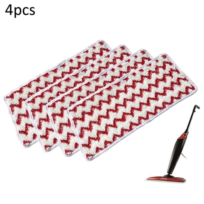 4Pcs Microfiber Pad Replacements For Vileda Steam XXL Power Pad Steam Cleaner Eco-friendly Household 2021 Newly 2