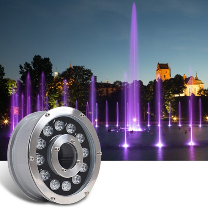 Hot Sale Led fountain light 6w 9w 12w 18w Led Pool Light Free AC12V AC24V Underwater Lights Fountains Waterproof Ip68 4