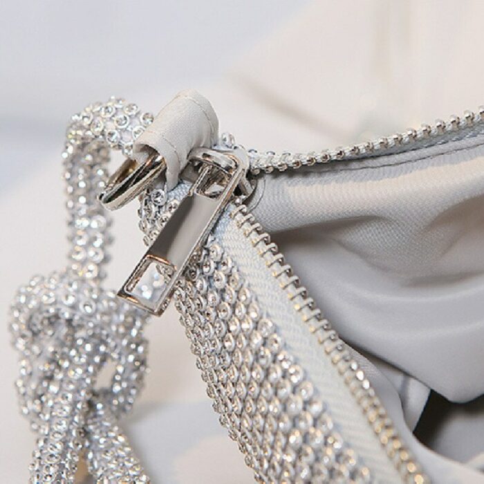 Rhinestones Luxury Handbags For Women Shoulder Bag Design Shiny Wedding Party Evening Bags Crystal Gift For Women's Clutch Bag 4