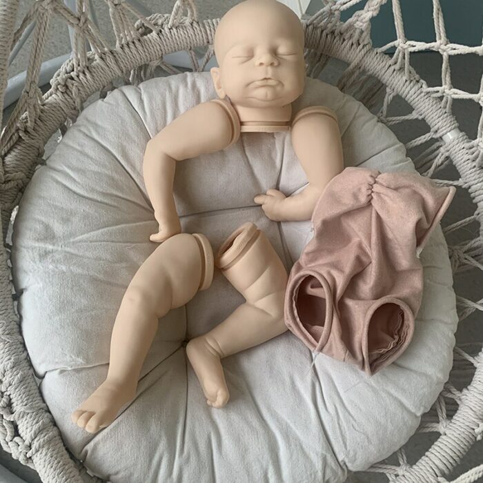 21inch Reborn Doll Kit Timothy Soft Touch Unfinished Unpainted Doll Parts Fresh Color DIY Blank Doll Kit Bebe Name on the neck 3