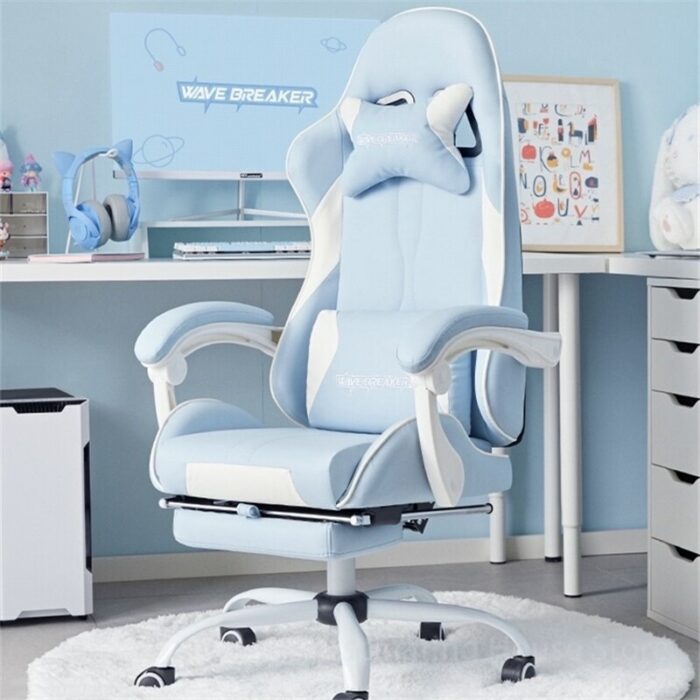 E-sports Chair Girls Makeup Chair Comfortable Sedentary Gaming Chair Computer Chair Ergonomic Chair Office Chairs for Bedroom 3