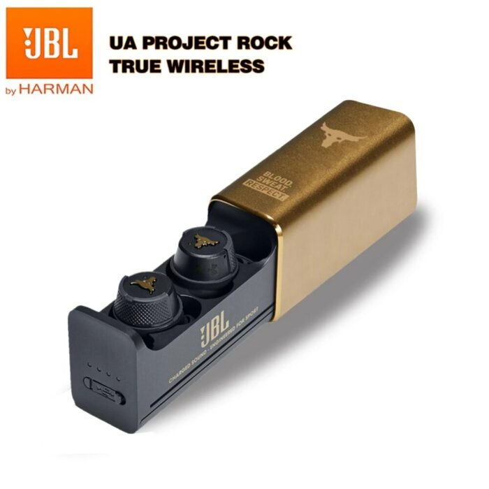 JBL In-Ear Headphones JBL UA Project Rock Bluetooth-Compatible 5.0 Headphones Dual Sound Stereo Waterproof Sports Earphones 5