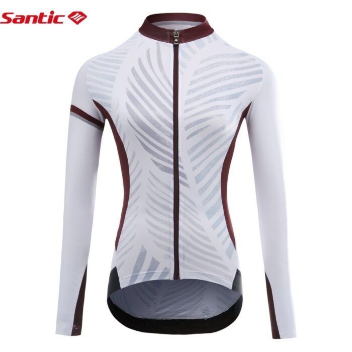 Santic Women Cycling Jersey Cycling Top Summer Thin Long-sleeved Sunscreen Cycling Wear Road Bike Riding Equipment 1