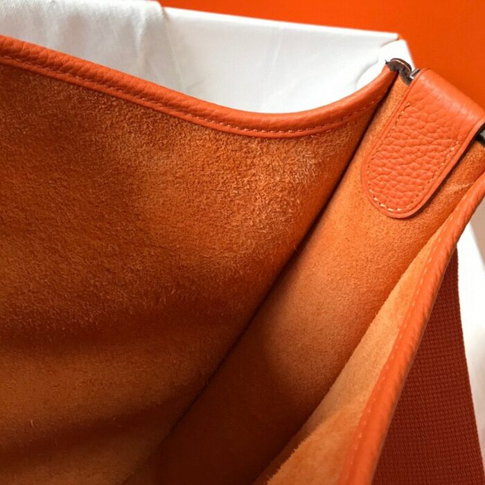 Donna-in 2022 Trend Orange Calfskin Shoulder Bag Women Luxury Designer Handbags Original Togo Real Leather Top Quality Plus Size 3