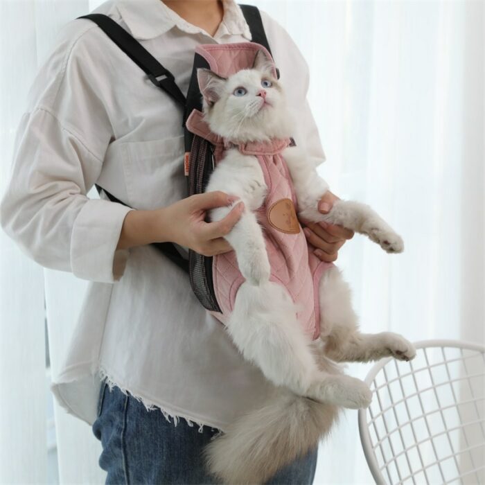 Hoopet Pet Cat Carrier Fashion Travel Bag Dog Backpack Breathable Pet Bags Shoulder Puppy Carrier 3