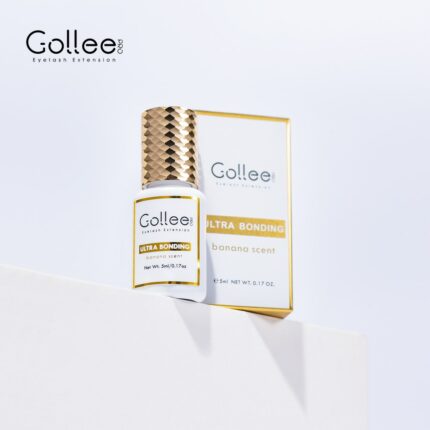 Gollee Banana scent Eyelash Glue 1-2s Fast Drying Waterproof Glue Premade fans Glue 5 Weeks Lasting eyelash extension glue Salon 1