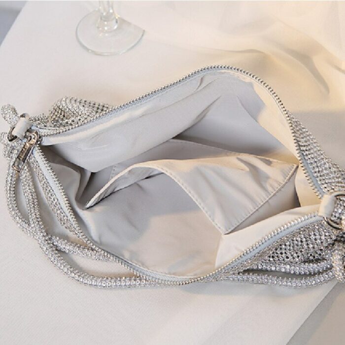 Rhinestones Luxury Handbags For Women Shoulder Bag Design Shiny Wedding Party Evening Bags Crystal Gift For Women's Clutch Bag 6