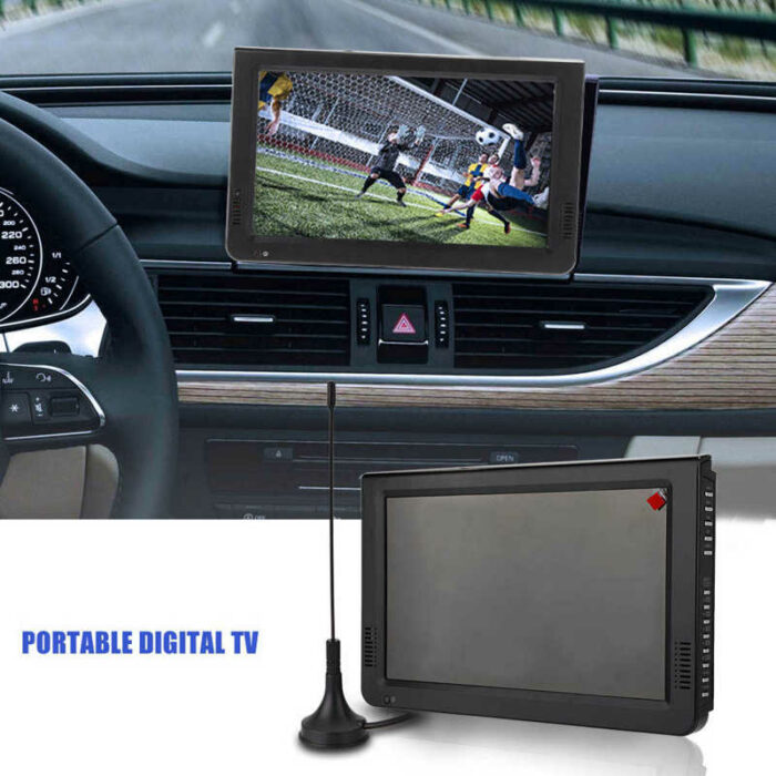 LEADSTAR ISDB-T 10.1 Inches 16:9 Portable TFT-LED Digital Analog Color TV Television Player new 2