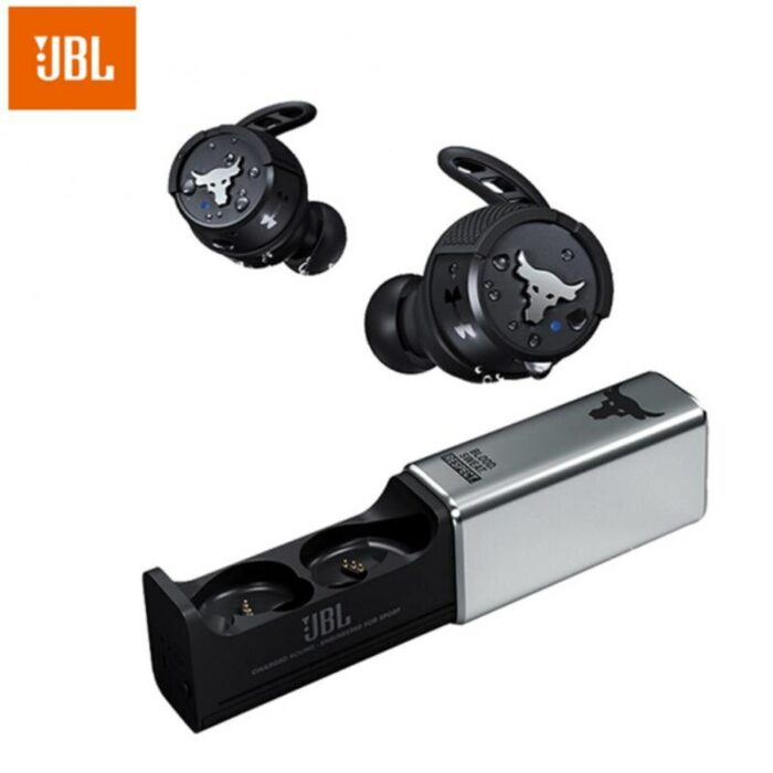 JBL In-Ear Headphones JBL UA Project Rock Bluetooth-Compatible 5.0 Headphones Dual Sound Stereo Waterproof Sports Earphones 6