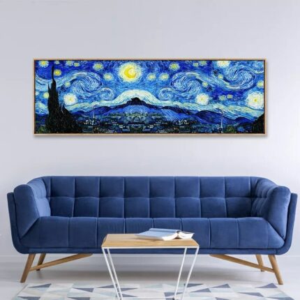 5D DIY Diamond Painting Van Gogh Starry Night Cross Stitch Kits Diamond Embroidery Mosaic Art Picture of Rhinestones home Decor 2