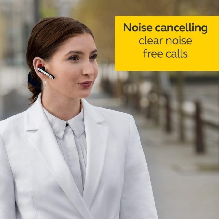 Genuine Jabra Talk 45 Bluetooth Wireless Headset for HD HandsFree Calls Noise Cancellation Mono Earphones with Dual Mic In Car 3