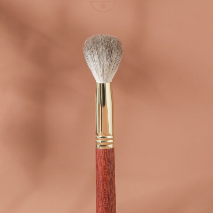 H4 Professional Handmade Make Up Brush Angled Contour Sculpting Brush Saikoho Goat Snow Fox Hair Red Sandalwood Makeup Brushes 5