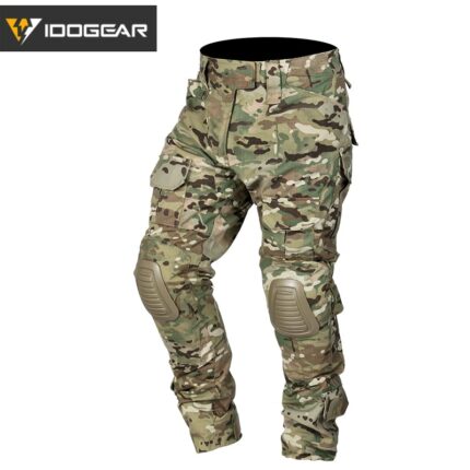 IDOGEAR Gen2 Combat Men Pants With Knee Pads Army Military BDU Airsoft Tactical Trousers Hunting Multicam 3206 1