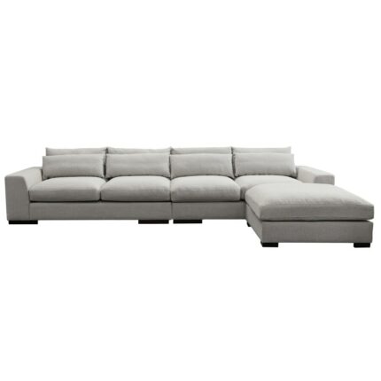 Sofa Comfortable Combination Sofa Living room sofa Light Gray 2