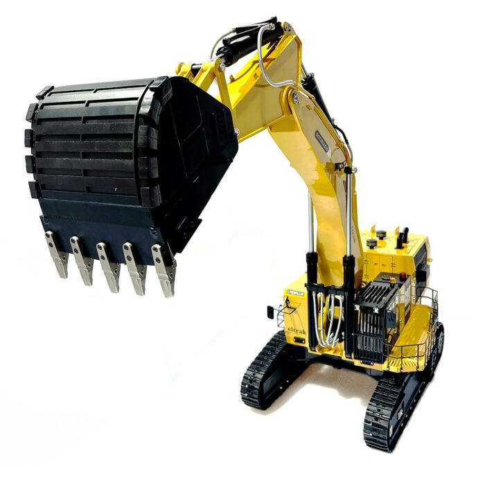 1/12 Heavy Metal Hydraulic Excavator Model 6015B with Headlight Sound RC Excavator Model Toy 5