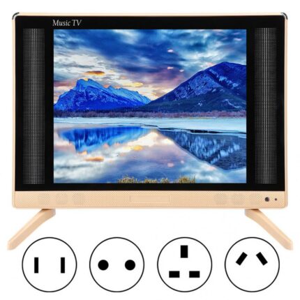 24 Inch High Definition LCD TV Portable Mini Television with Bass Sound Quality 110-240V US/AU/EU/UK Plug 1