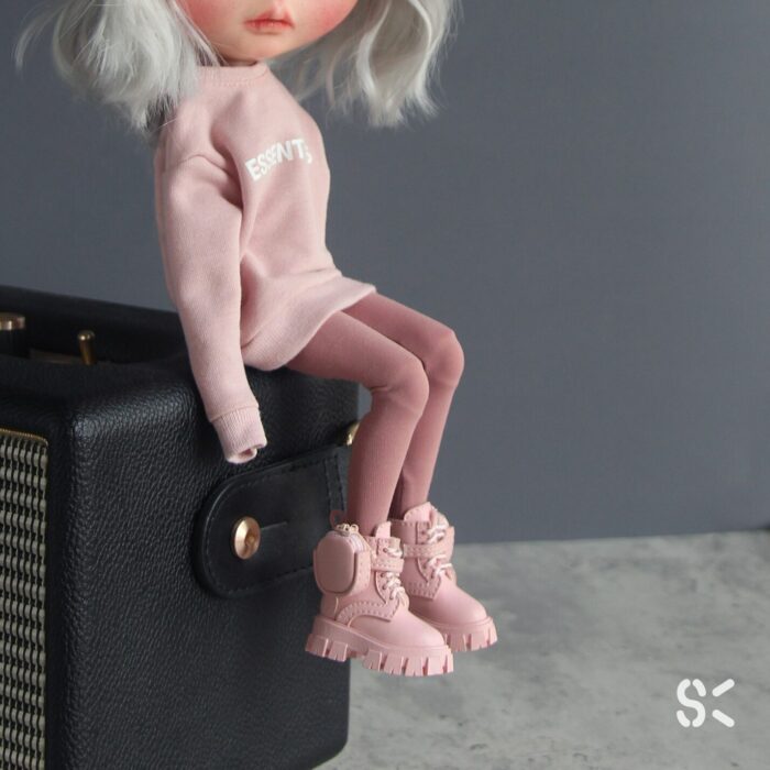 SK Couture Bag Boots for Blythe 1/6 BJD, YOSD, Pureneemo, Obitsu 22, OB24, Jacoosun doll 3