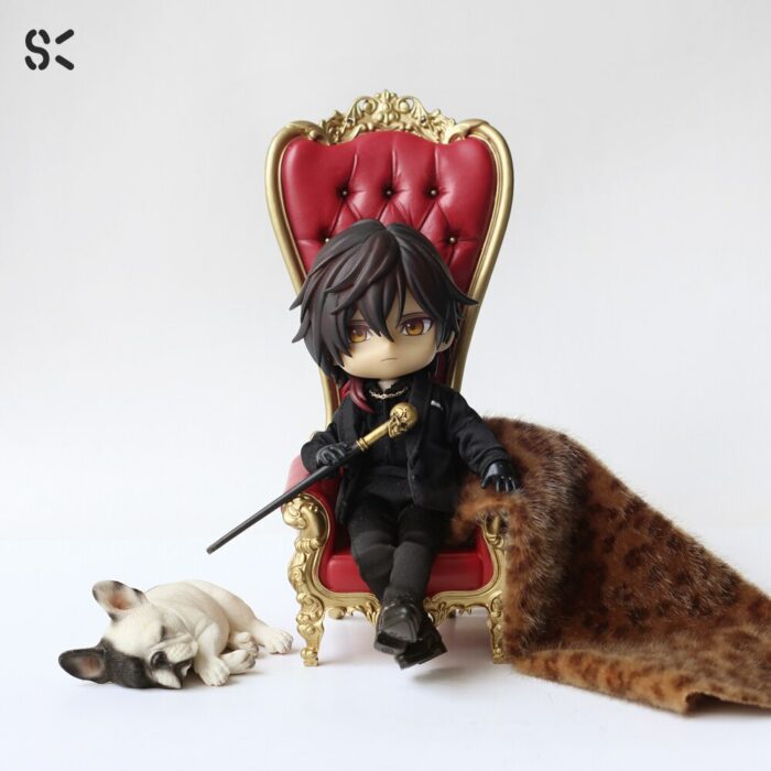 SK Couture King's chair for Obitsu 11, OB11, Gsc doll, 2Ddoll 3