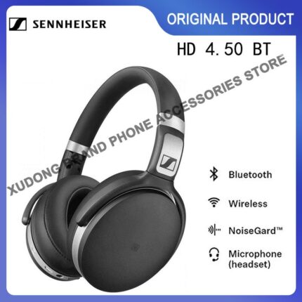 Original Sennheiser HD 4.50BT Wireless Bluetooth Over Ear Headphones HD4.50 BT Noise Cancelling Earphone Gaming Headset Mic 1