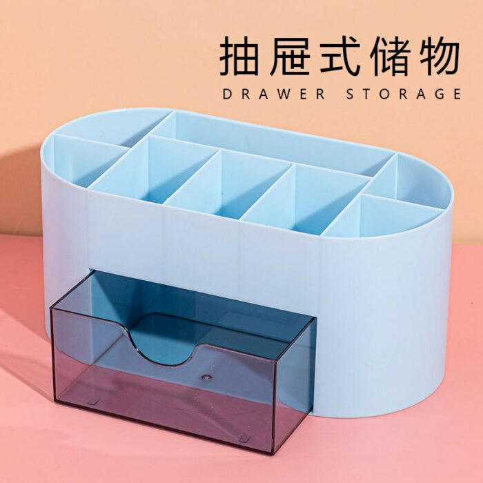 Multi-function Pencil Holder Office Pen Storage Cases Desk Organizer Study Accessories Box Stand for Pens Brushes Desktop 4