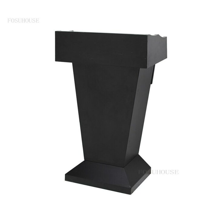 Modern Minimalist Reception Desks Wrought Iron Restaurant Welcome Desk Service Desk Commercial Outdoor Property Consult Desk 1