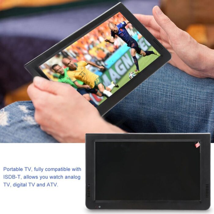 LEADSTAR ISDB-T 10 Inch Car Portable TV Digital Color TV Television Player TFT-LED Screen EU/US Plug 110-240V 2