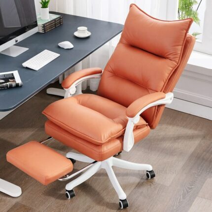 Boss Bedroom Home Computer Chairs Executive Small Apartment Villa Back Office Chair Reclining Dormitory Lifting Swivel Armchairs 2