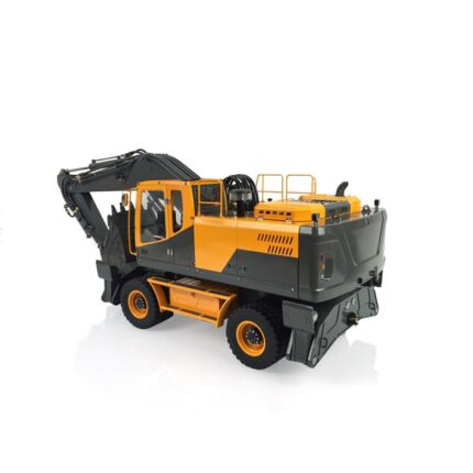 Outdoor Toys 1/14 LESU Aoue ET30H CNC Metal Hydraulic Wheeled RC Excavator Construction Model Painted with Light THZH1184 2