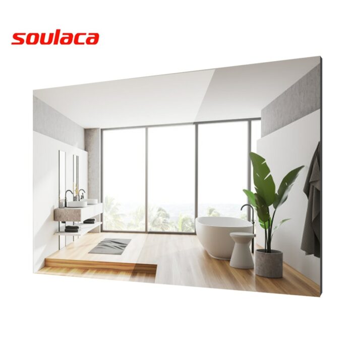 Soulaca Smart Mirror TV TouchScreen Bathroom TV IP66 Waterproof Integrated with Wi-Fi and Bluetooth(2021 Model) 1