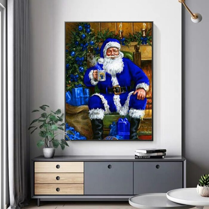 Full Square / Round Diamond Embroidery Cross Stitch Winter Snow 5D Diamond Painting Christmas Santa Claus Wall Art Handmade Gift 5