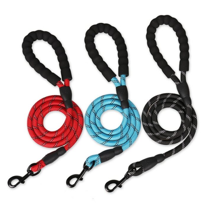 150/200/300cm Strong Dog Leash Pet Leashes Reflective Leash For Small Medium Large Dog Leash Drag Pull Tow Golden Retriever 6