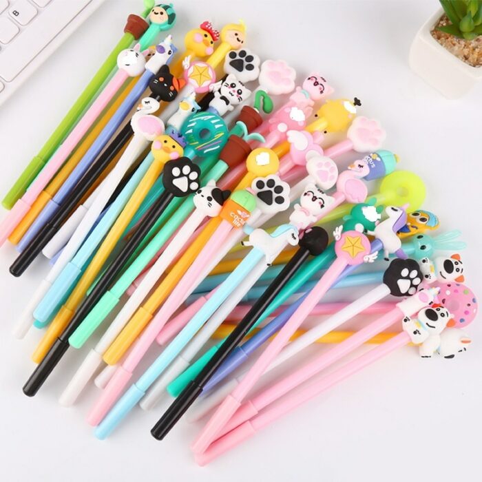 50 PCs Creative Cartoon Writing Tool Cute Neutral Pen Office Stationery Student Signature Pen Wholesale 1