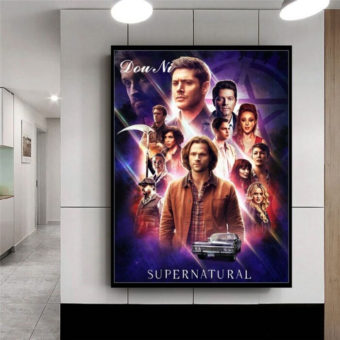 Diamond Painting Embroidery Supernatural Tv Series Rhinestone Picture Mosaic Puzzle Crystal Art Wall Sticker Full Drill 5D Diy 3