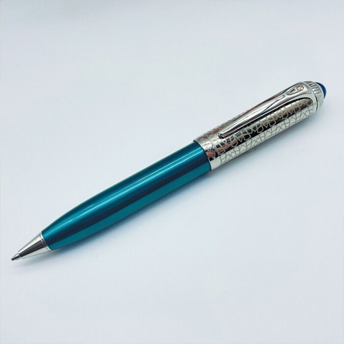 High-quality resin pen cover with sapphire rotatable ink pen famous luxury brand office writing signature pen 6