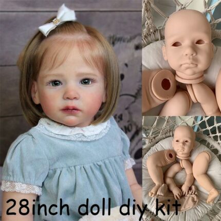 28inch Reborn Toddler Lilly Reborn Doll Kit Unfinished DIY Doll Parts 1