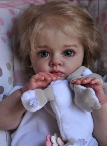 23inch Tutti Reborn Doll Kit with COA Rare Limited Sold Out Edition Cute Baby DIY Unfinished Unpainted Doll Parts Blank Doll Kit 2