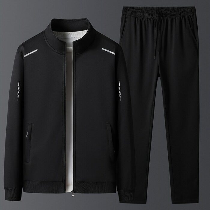 Men Jacket Tracksuit Men Sports Casual Suits Sportwear Jacket Pants Two Pieces Set Fashion Jogging Fitness Gym Outfits Tracksuit 2