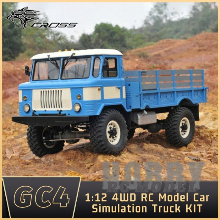 CROSSRC GC4 4WD 1/12 RC Electric Remote Control Model Car Simulation Military Truck KIT Adult Kids Toys 1