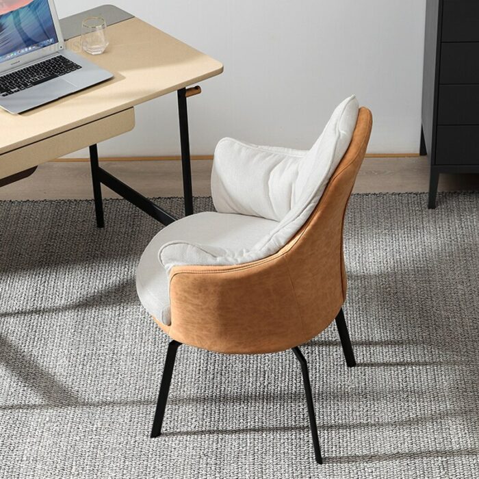 Modern Home Office Chairs light luxury Office Furniture Creative Swivel Armchair Fabric Soft Backrest Computer Chair Game Chair 4