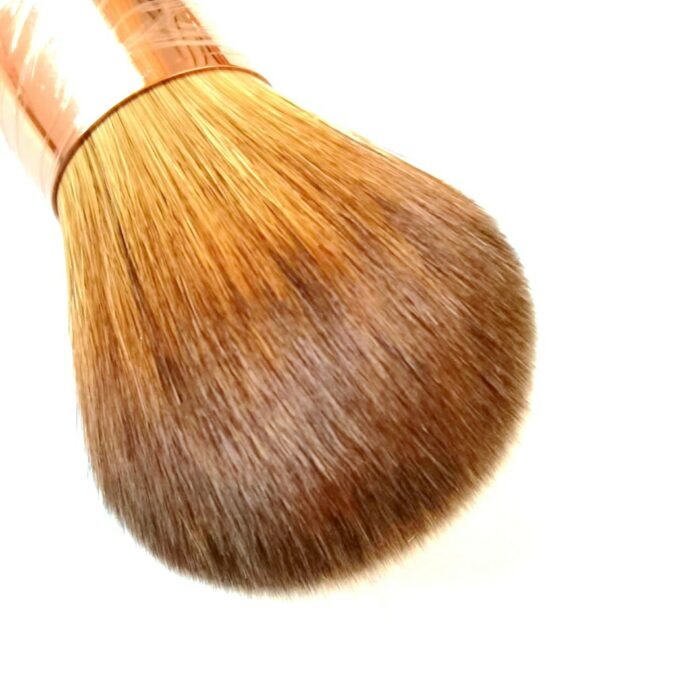 Q03 Professional Handmade Makeup Brush Soft Red Fox Hair Round Contour Blush Brush Red Sandalwood Handle Make Up Brushes 2